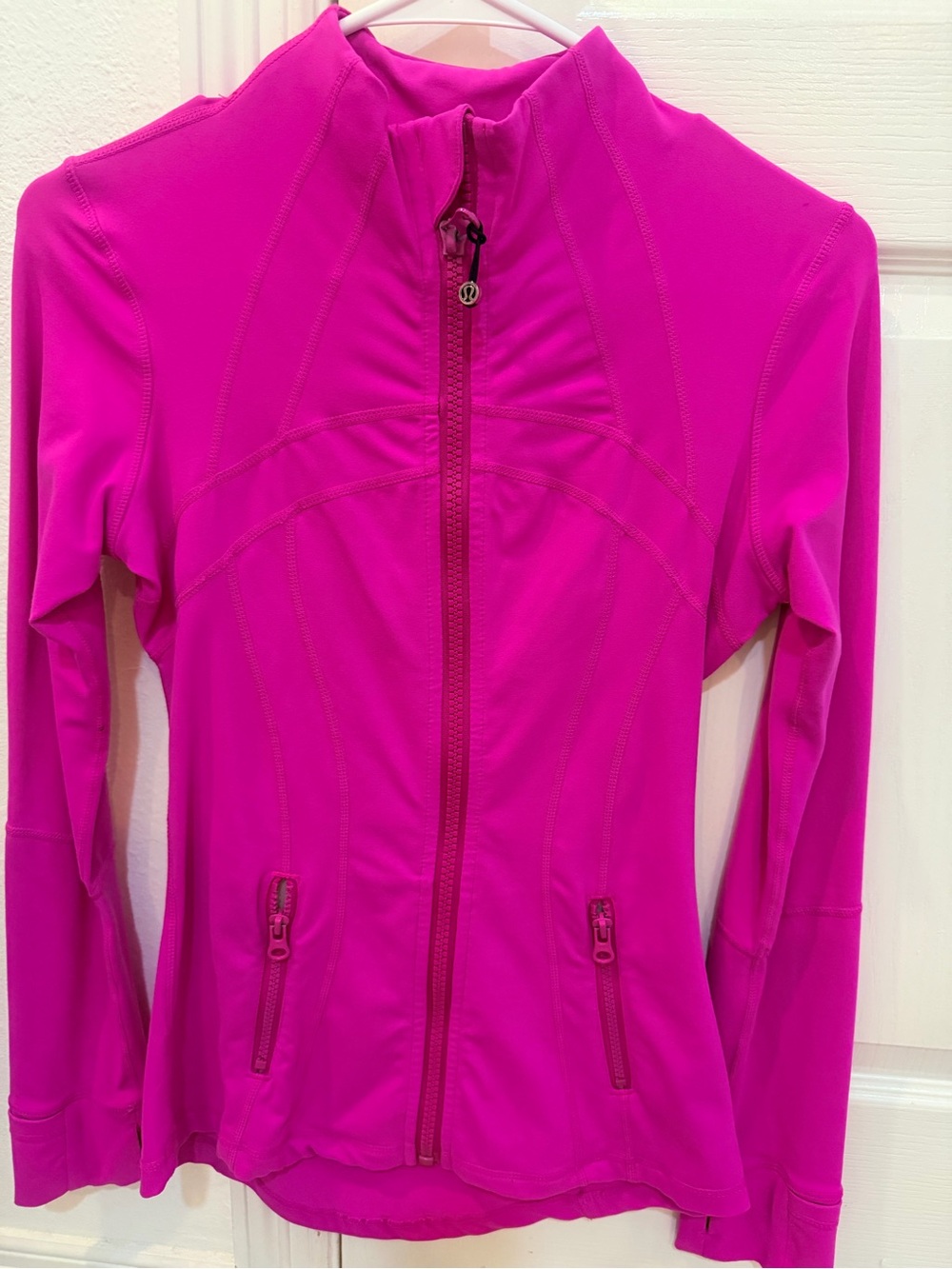 lululemon athletica Hot Pink Full-Zip Athletic Jacket